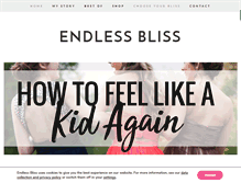 Tablet Screenshot of endlessblissblog.com